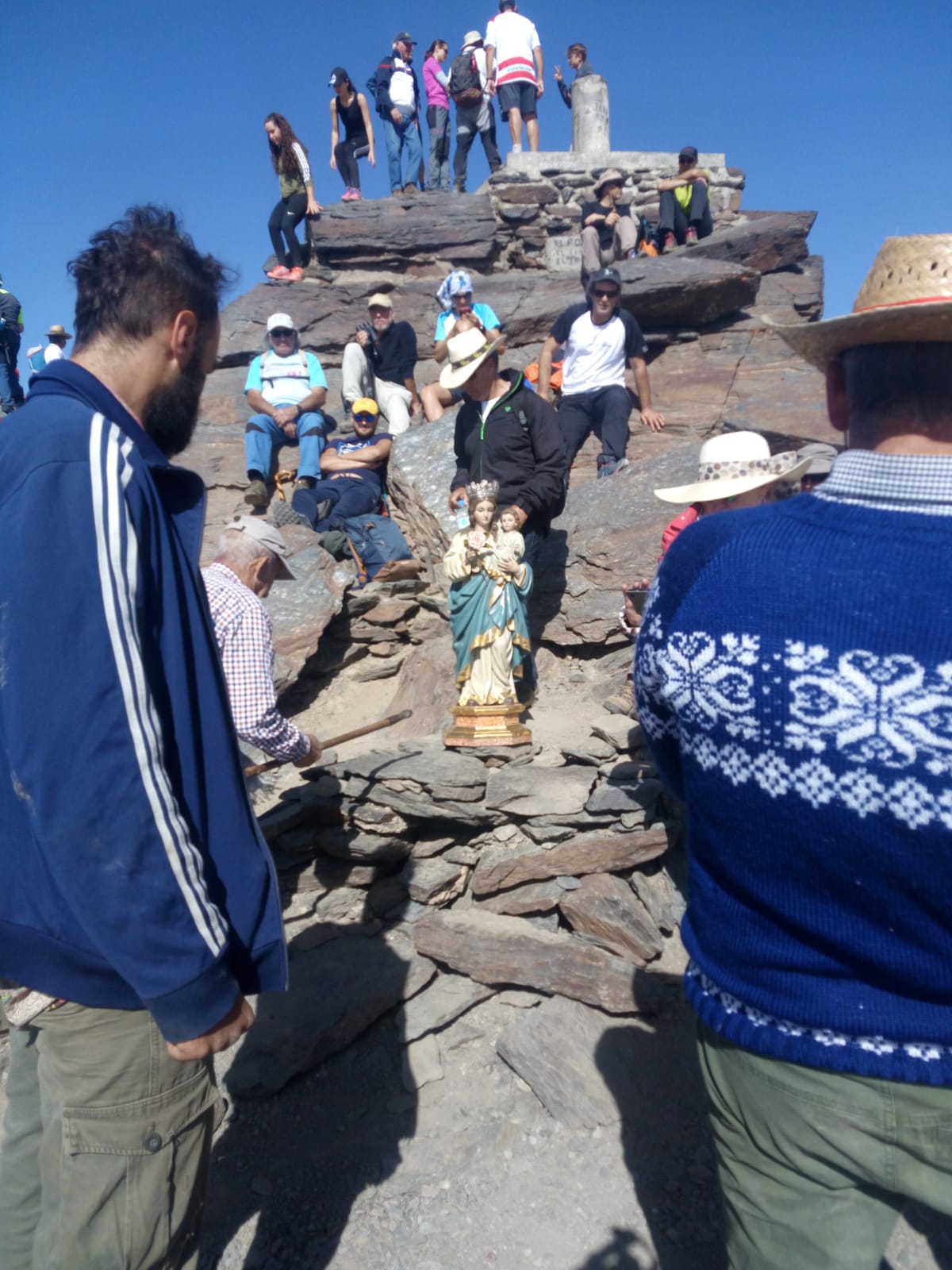 Romería en el Mulhacén.