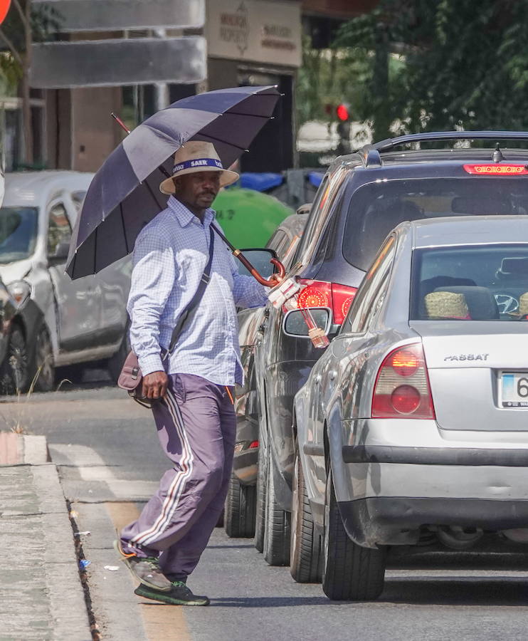 Imágenes del pasado 2 de agosto cuando aterrizó la primera ola de calor de este verano