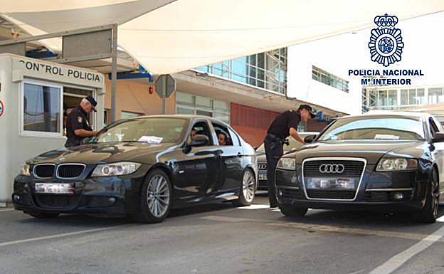 Puesto fronterizo del puerto de Almería. 