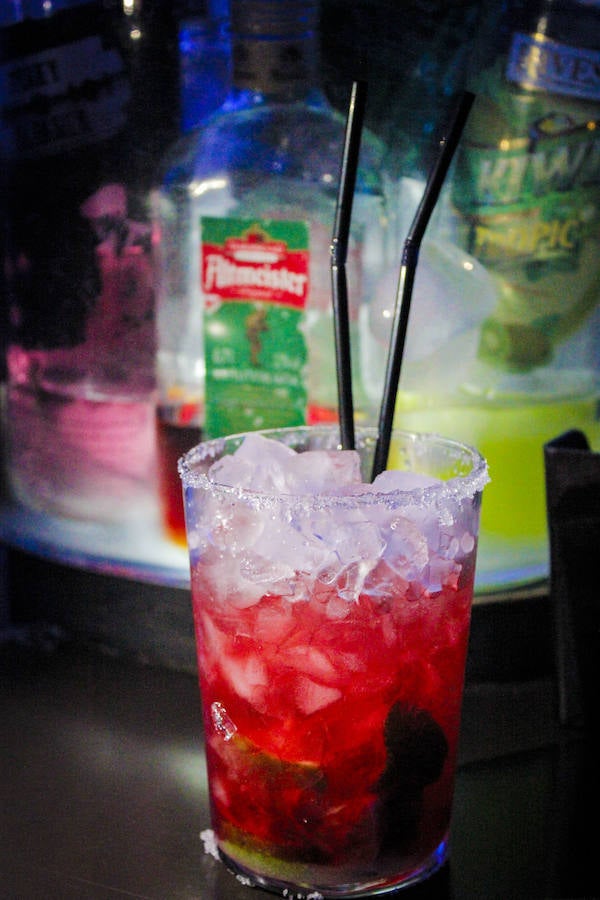 Caipiriña de fresa en Aliatar.