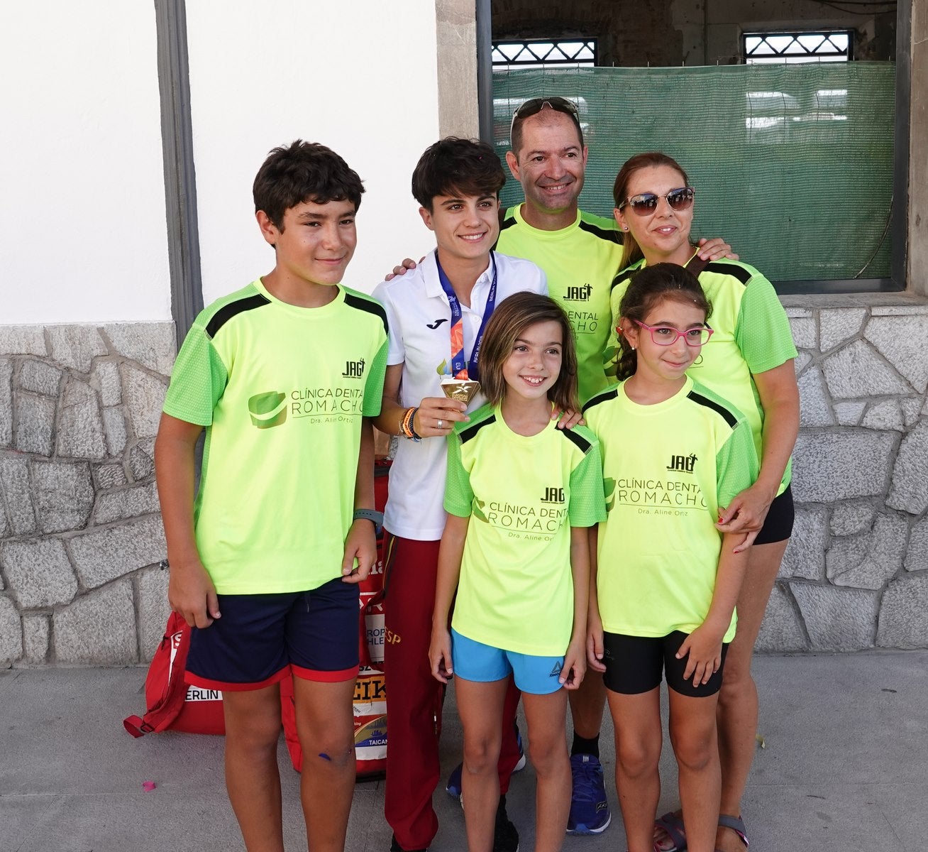 Este ha sido el recibimiento a la medallista.