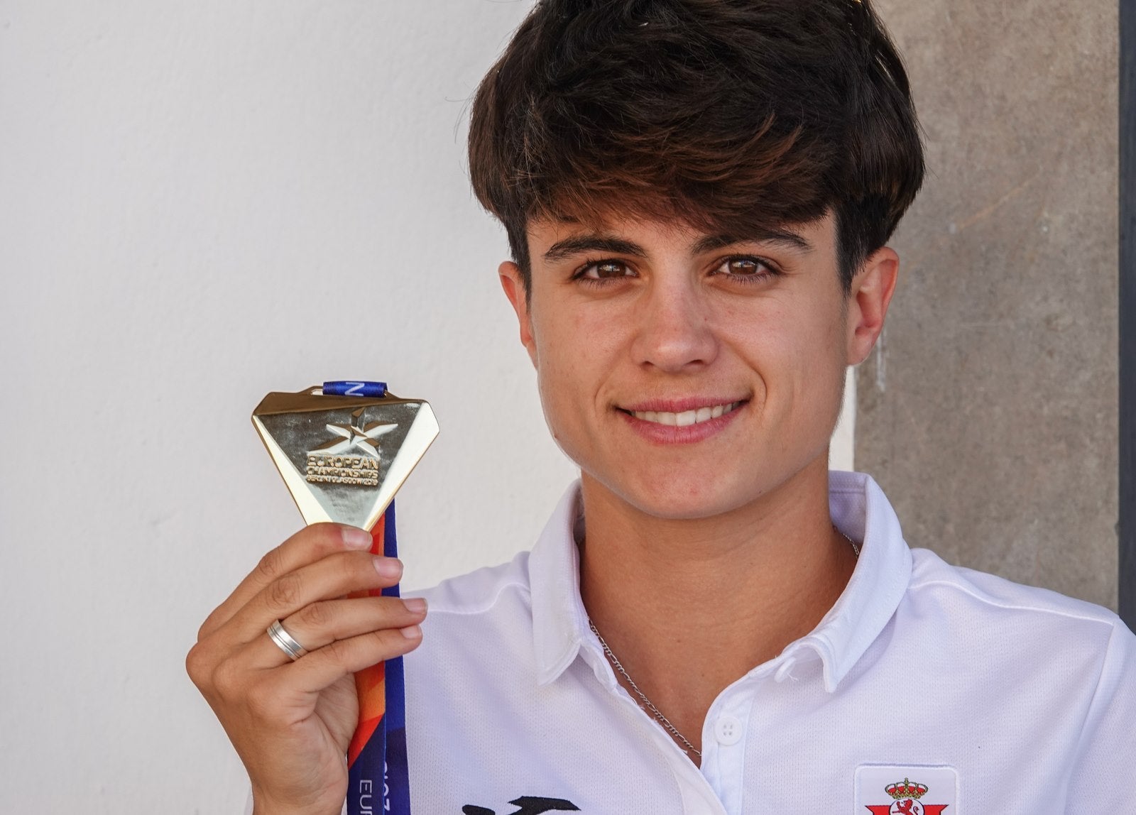 Este ha sido el recibimiento a la medallista.