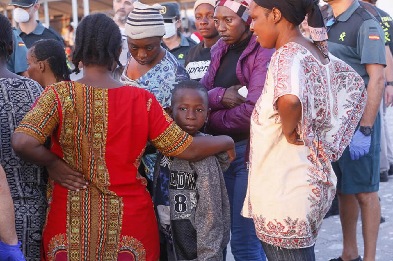 Entre ellos 50 mujeres y nueve niños de corta edad