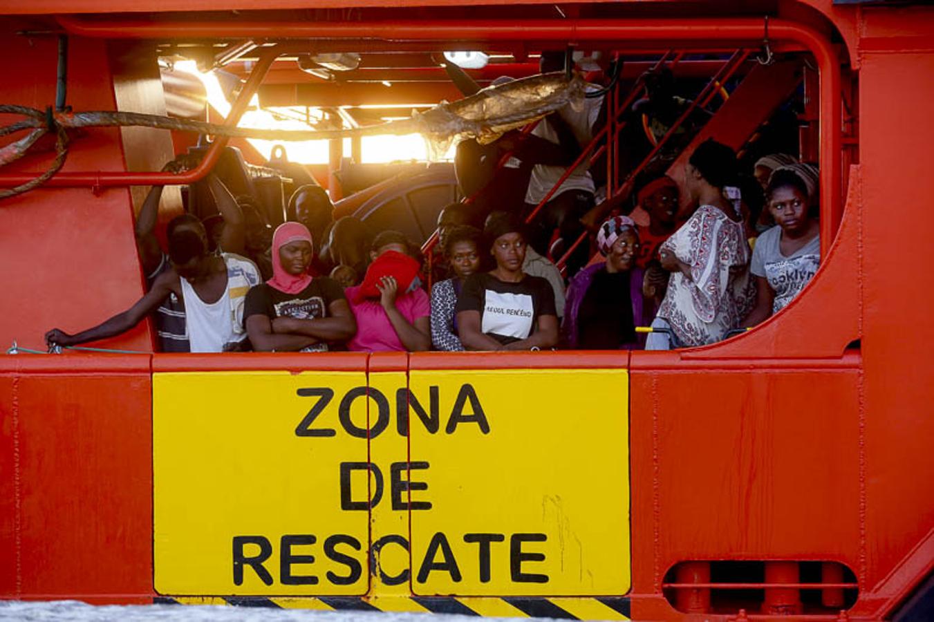 Entre ellos 50 mujeres y nueve niños de corta edad