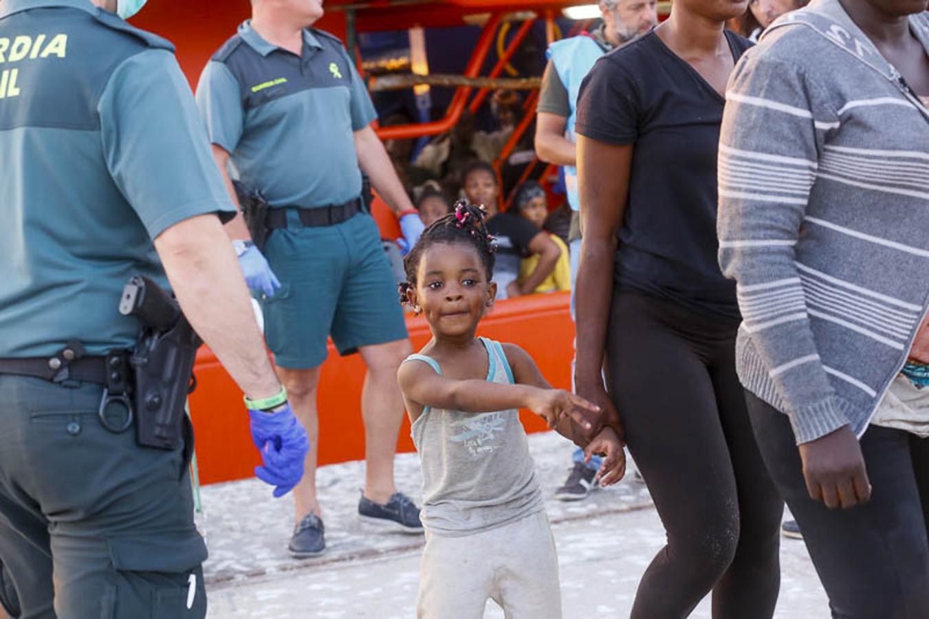 Entre ellos 50 mujeres y nueve niños de corta edad