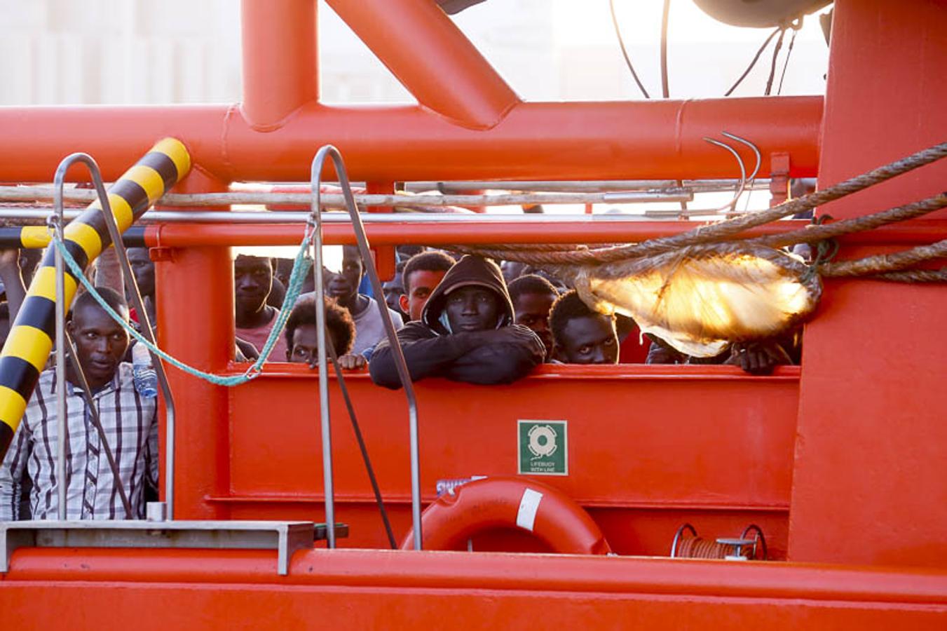 Entre ellos 50 mujeres y nueve niños de corta edad