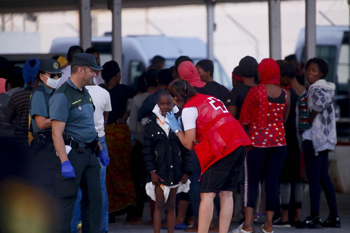 Entre ellos 50 mujeres y nueve niños de corta edad