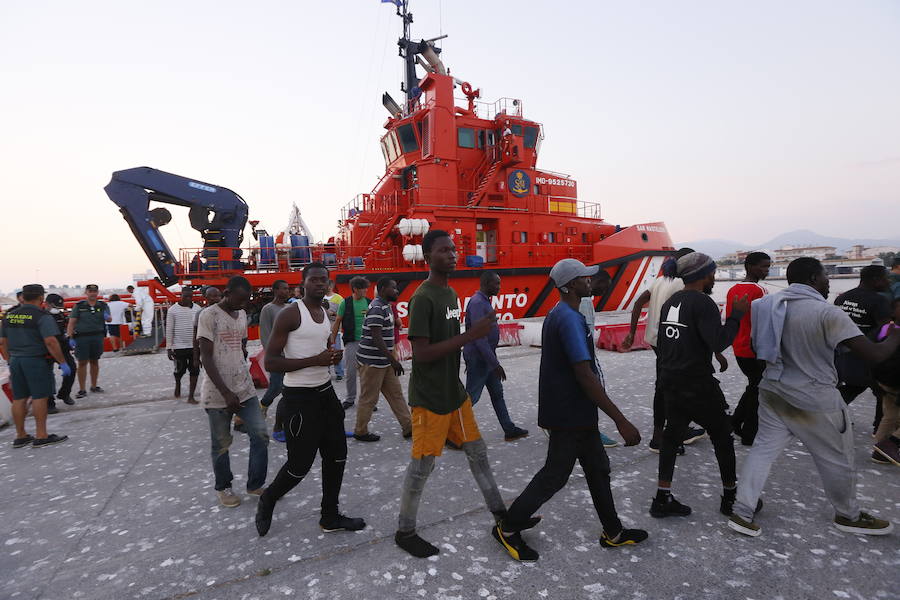 Entre ellos 50 mujeres y nueve niños de corta edad