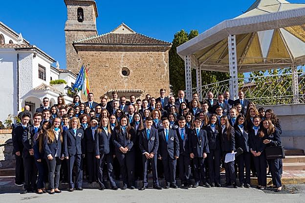 Miembros de la Banda de Música Villa de Alfacar.