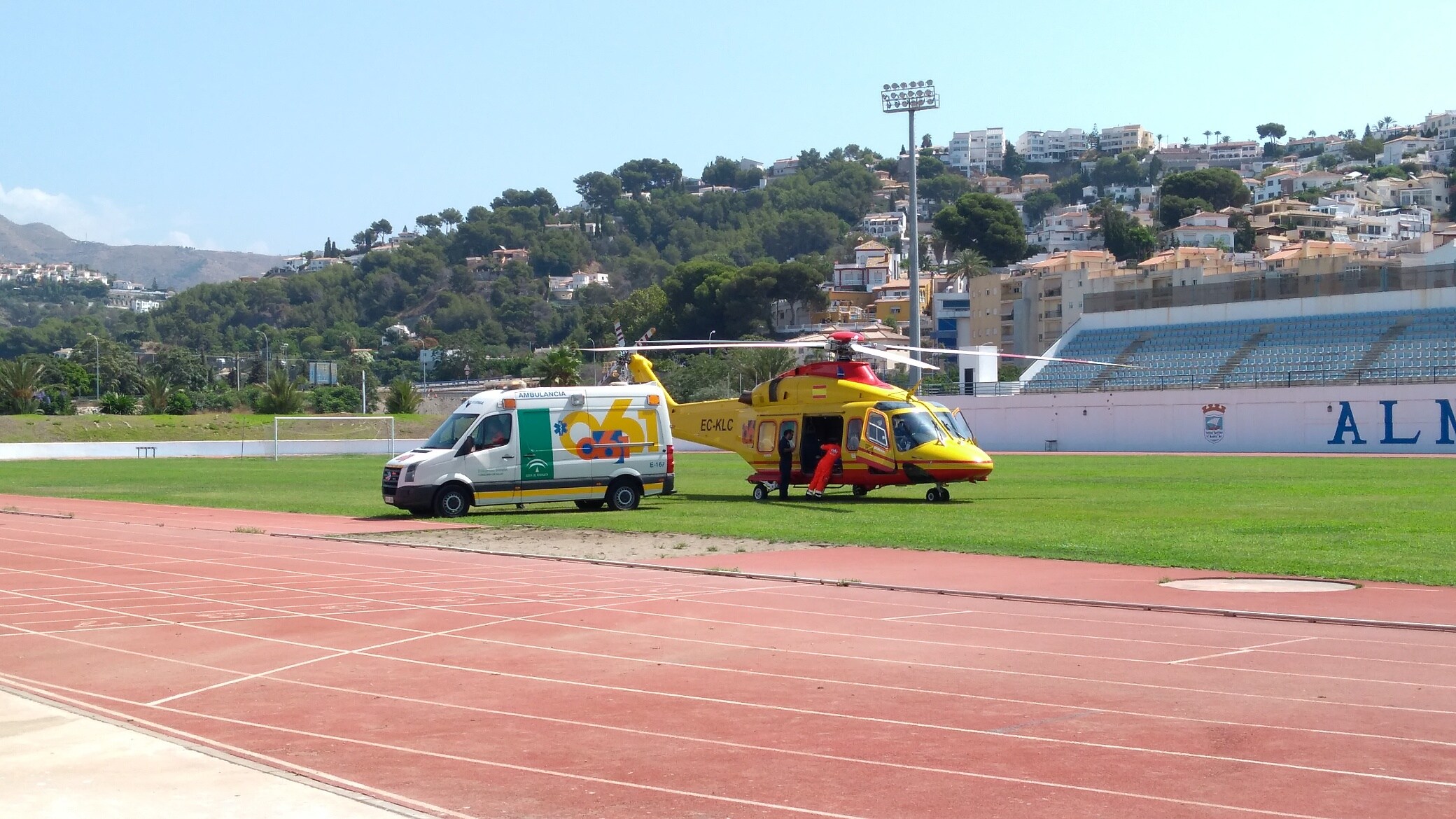 El pequeño ha sido evacuado en helicóptero