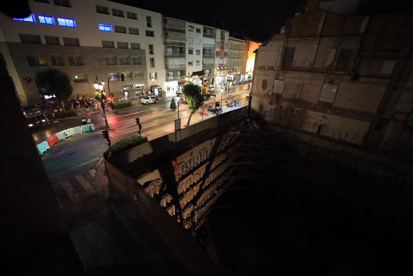 El agua del Darro se está filtrando y afecta a los cimientos del nuevo inmueble que se está construyendo en el solar