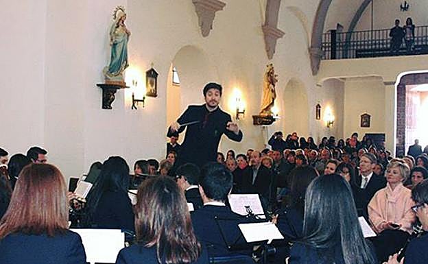 Alejandro Carreras, director de la Banda de Aldeire.