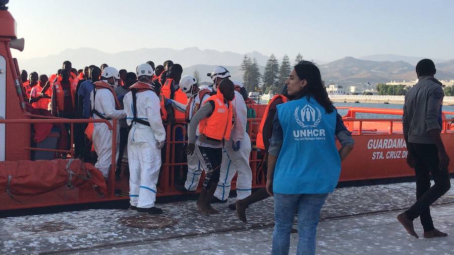 En las embarcaciones también viajaban cuatro menores de edad