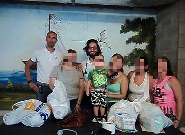 El pequeño, de dos años, en una foto de finales de julio, tras recibir la visita en la prisión de Jamundí de la Fundación +34.