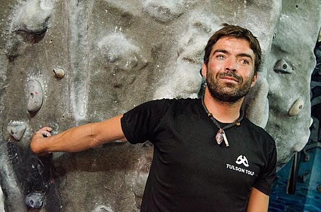 El escalador invidente Javi Aguilar se sube al cajón en Innsbruck