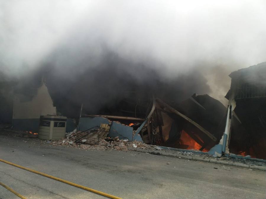 Por seguridad se ha tenido que proceder al derribo de los restos de la construcción