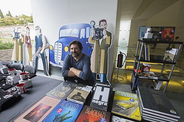 El dibujante de cómic Juanjo Guarnido, en Granada Noir 3.