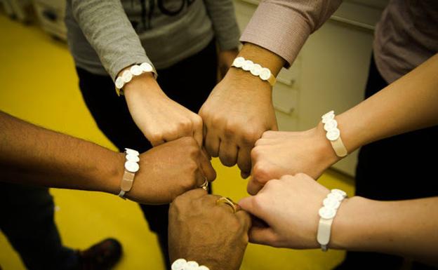 Pulsera solar.