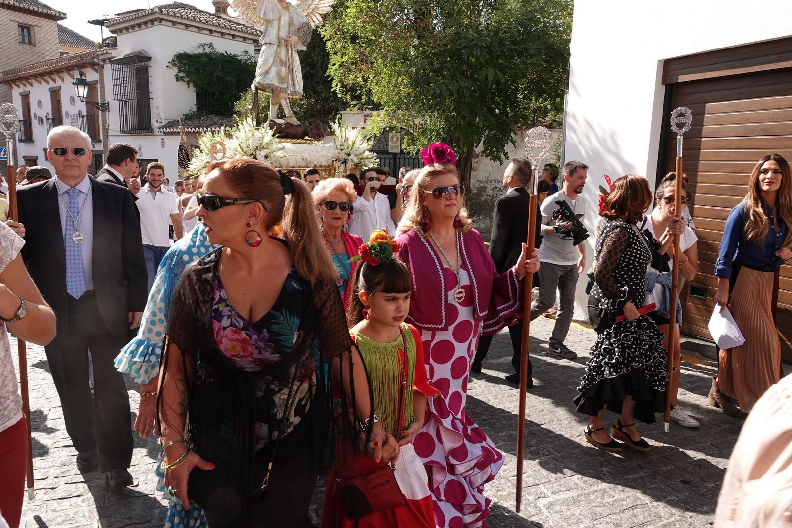 Romería desde la Iglesia del Salvador hacia el Cerro de San Miguel