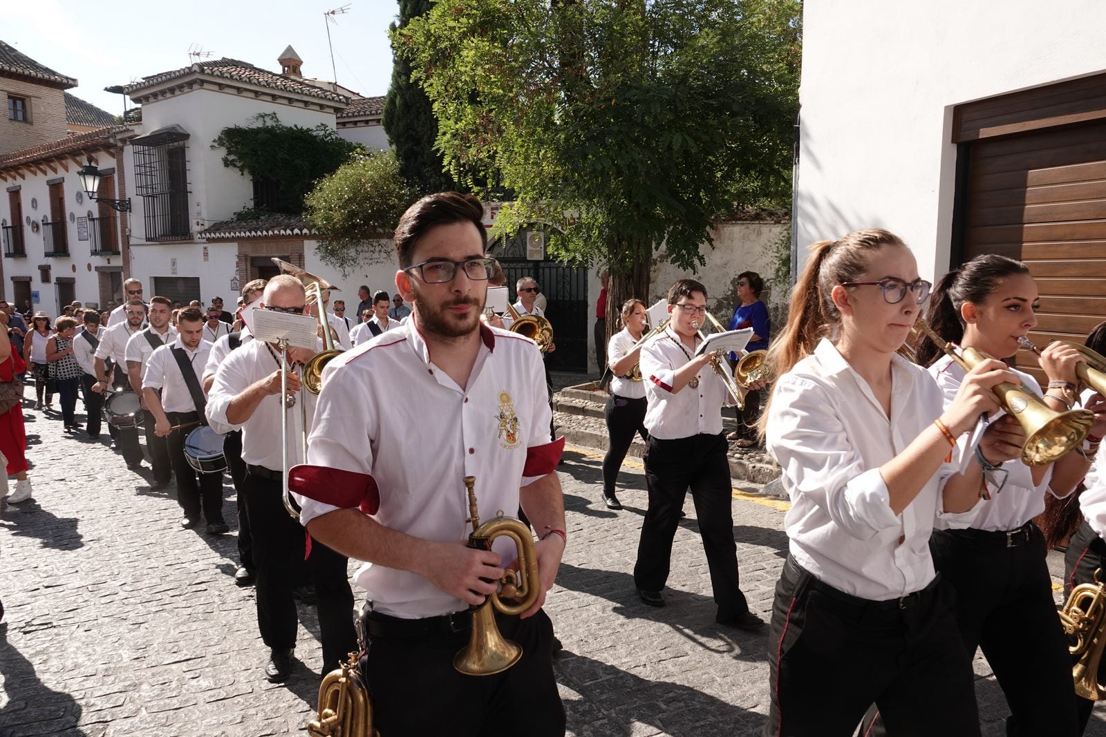 Romería desde la Iglesia del Salvador hacia el Cerro de San Miguel