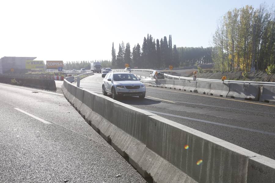 Se ha habilitado un gran desvío en la A-92G con dos carriles en cada sentido 
