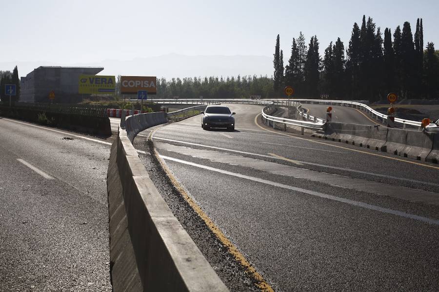 Se ha habilitado un gran desvío en la A-92G con dos carriles en cada sentido 