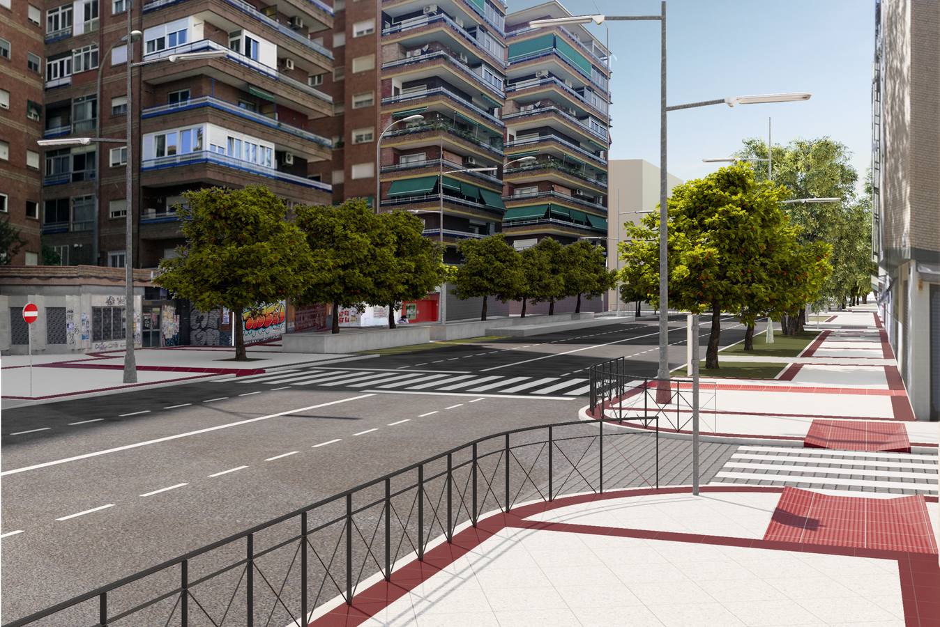 Los vecinos de la Chana tendrán la avenida prometida, cuatro años y un millón de euros después del primer proyecto