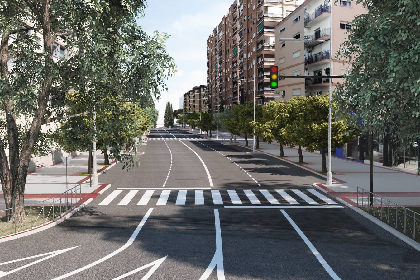Los vecinos de la Chana tendrán la avenida prometida, cuatro años y un millón de euros después del primer proyecto