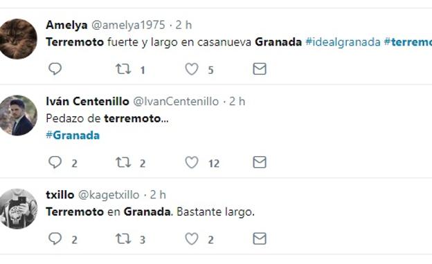 Reacciones en las redes sociales al terremoto.