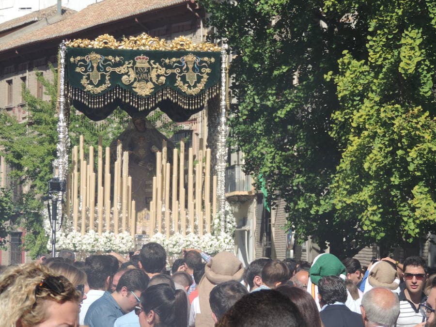 La dolorosa ha sido trasladada esta mañana desde Santa Ana