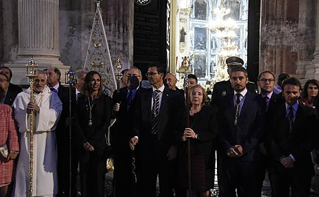 La copatrona salió en procesión