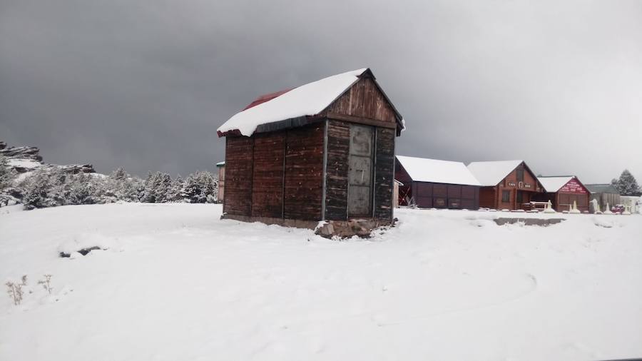 Así está Sierra Nevada tras las precipitaciones caídas hoy.