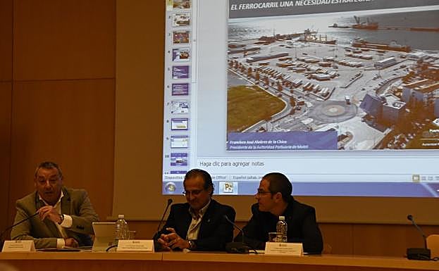 Jornada sobre el tren en el Colegio de Arquitectos de Granada. 