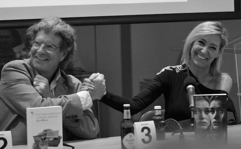 Juan Bolea y Marta Robles, en el último Granada Noir.