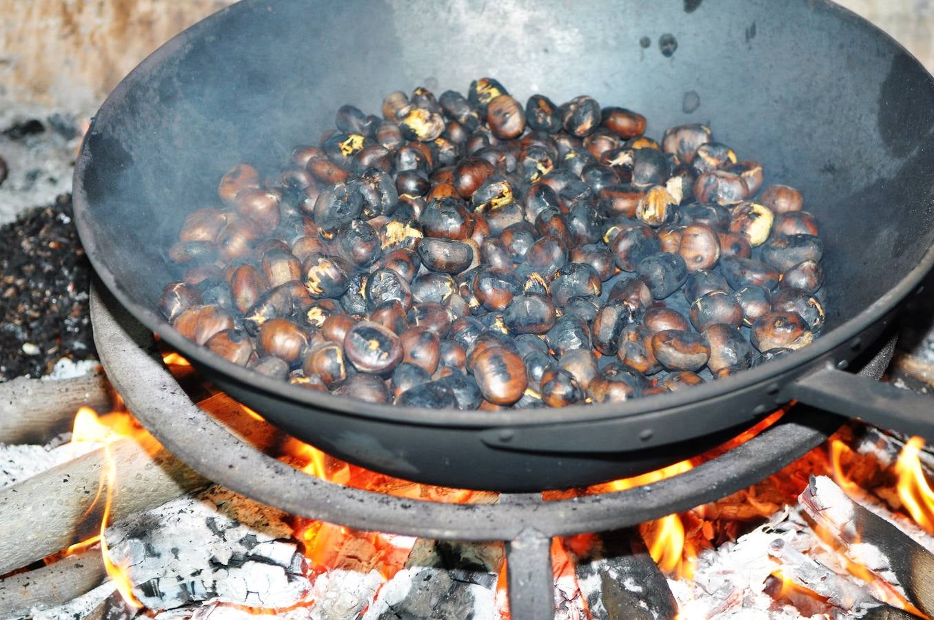 La preciada madera y el fruto del castaño forman parte de la cultura ancestral y gastronomía en esta zona de la Alpujarra desde el tiempo de los romanos