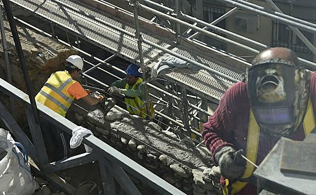 Descubren un palacio del siglo XIII bajo el Cuarto Real de Santo Domingo de Granada