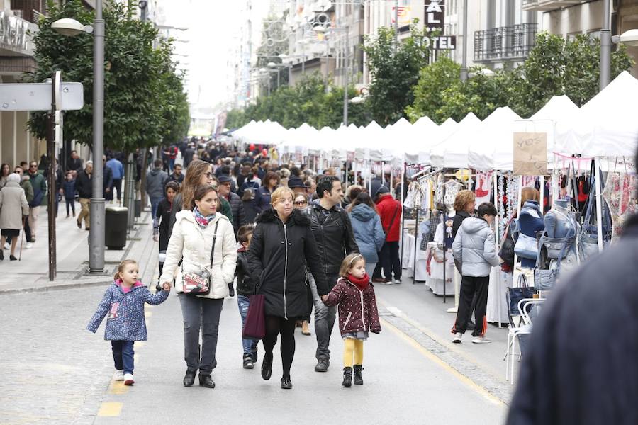 La calle Recogidas se llena de patines y patinetes, bicicletas de todo tipo, coches de bebés y sillas de ruedas en una jornada para fomentar el transporte público y la movilidad sostenible