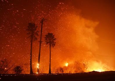 Imagen secundaria 1 - Los incendios más destructivos de la historia de California dejan ya 42 muertos