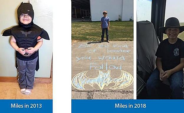 Miles en 2013 y en 2018. 