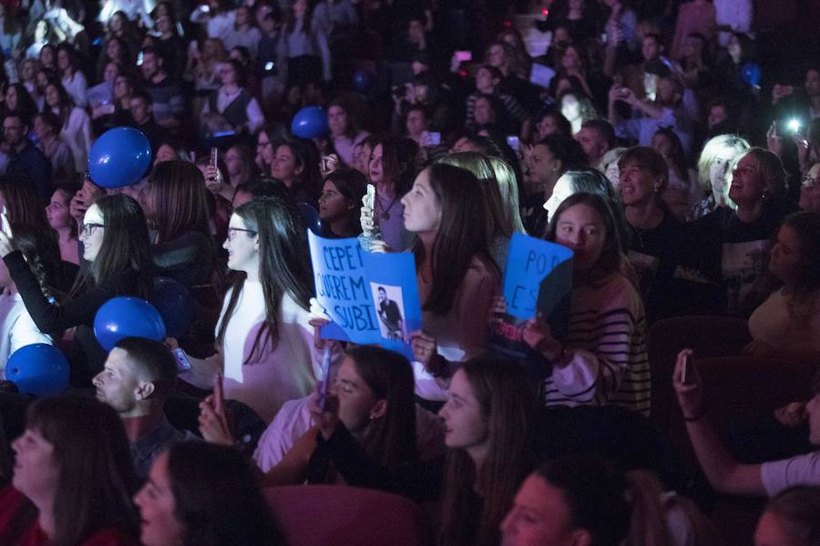 El gallego arrastró a una importante legión de fans hasta el Palacio de Congresos de la capital 