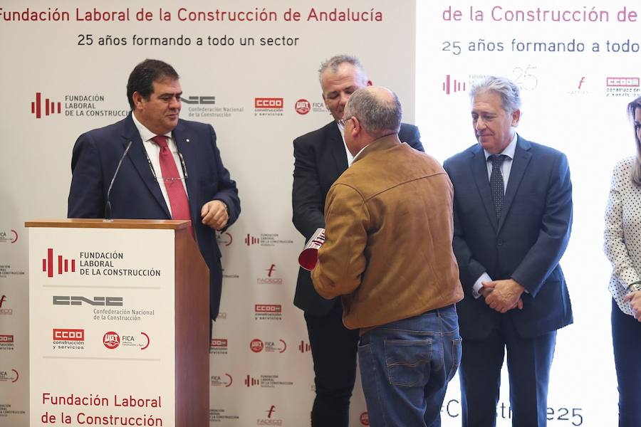 La presidenta de la Junta, Susana Díaz, ha presidido este jueves el 25 aniversario de la Fundación Laboral de la Construcción de Andalucía