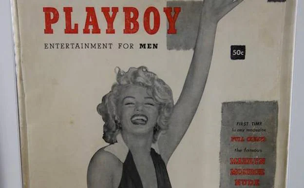 Copia personal de Hugh Hefner de la primera edición de la revista 'Playboy' subastada.