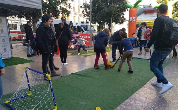 Una de las actividades de la Plaza del Carmen