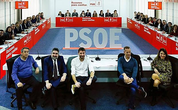 Sánchez preside la reunión de la ejecutiva federal del PSOE del pasado 4 de diciembre.