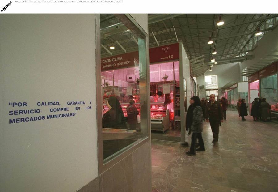 El mercado de San Agustín días después de su inauguración