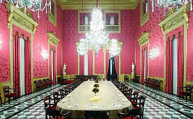 Salón Dorado de la Casa Llotja de Mar de Barcelona.
