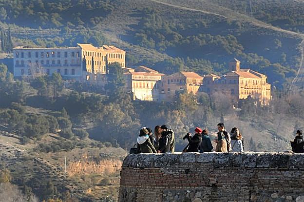 Imagen de la abadía del Sacromonte. 