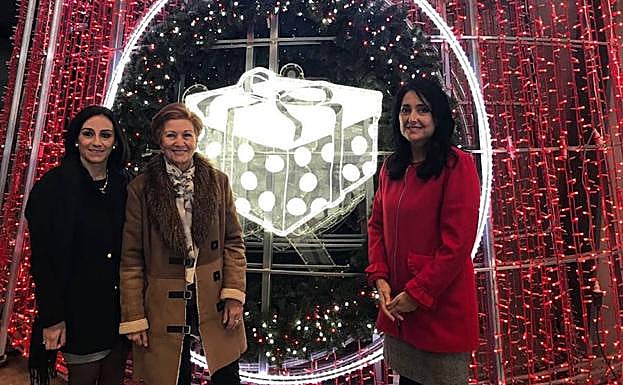Una empresaria lleva once años iluminando la Navidad en Montefrío