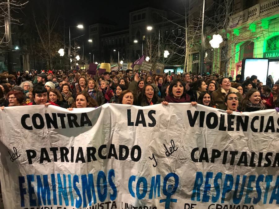 Gran Vía está cortada por la concentración, que irá en manifestación hasta plaza del Carmen