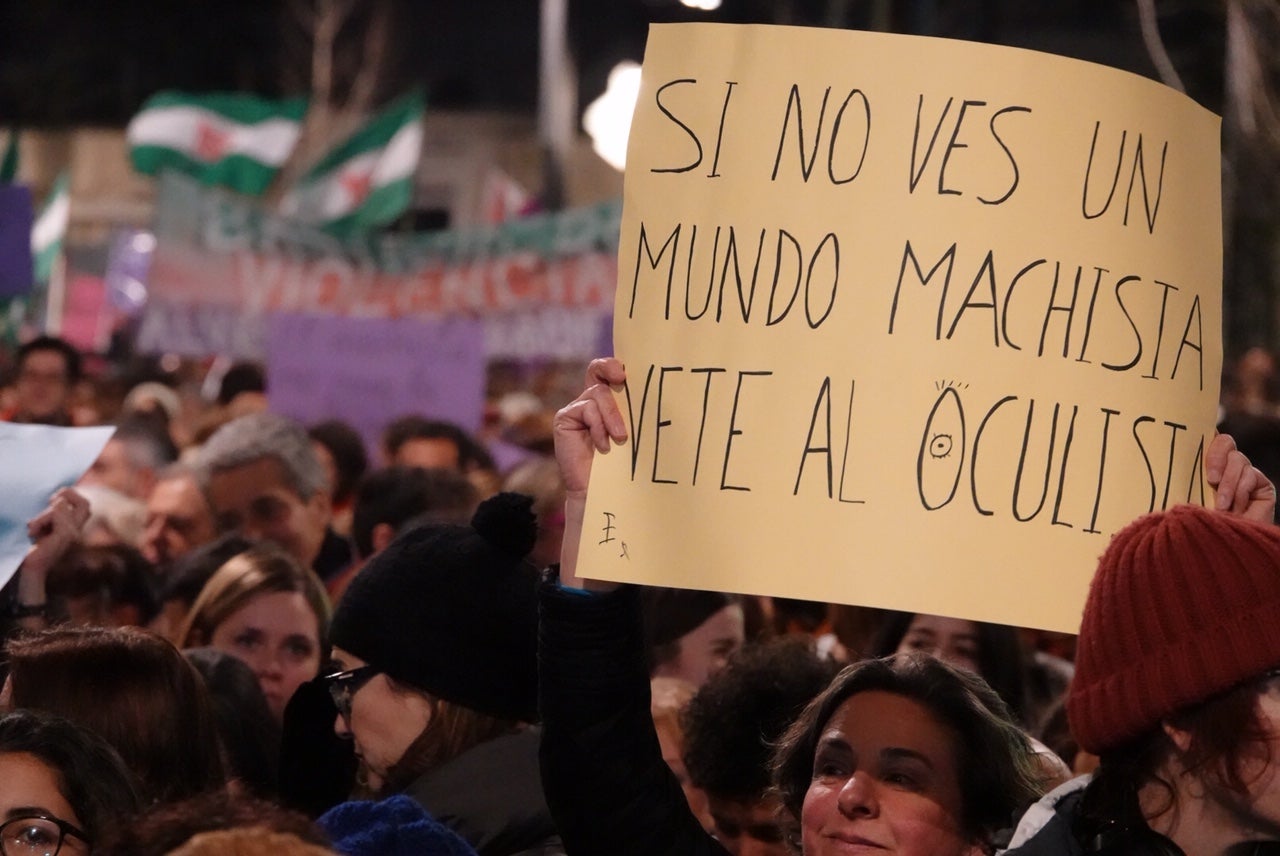 Gran Vía está cortada por la concentración, que irá en manifestación hasta plaza del Carmen